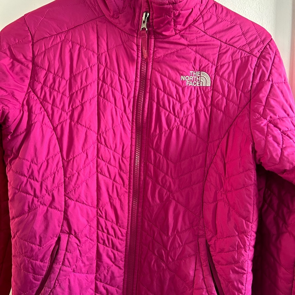 The North Face Fuchsia Quilted Jacket